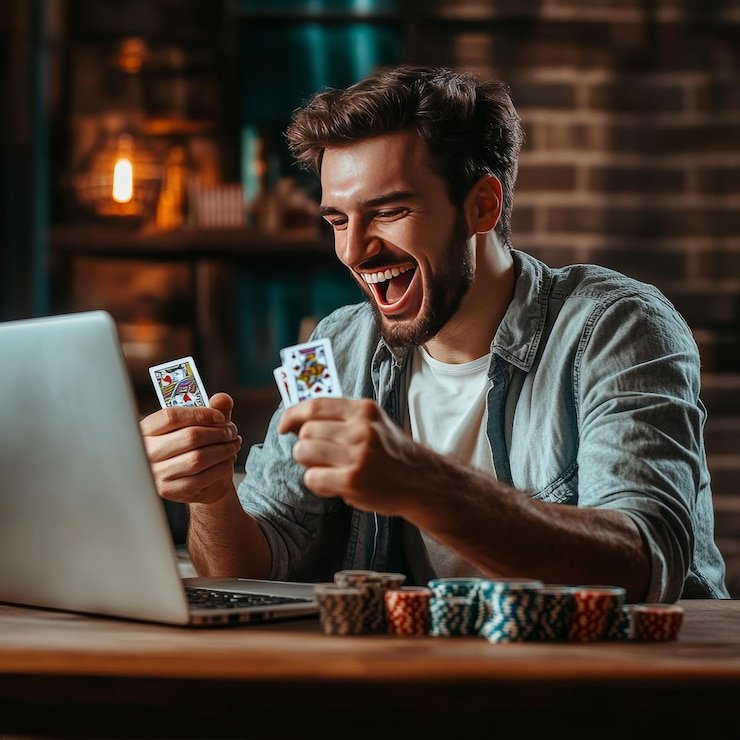 Antarmuka permainan Fortune Ox di platform salak toto dengan tema tradisional dan tombol putar
